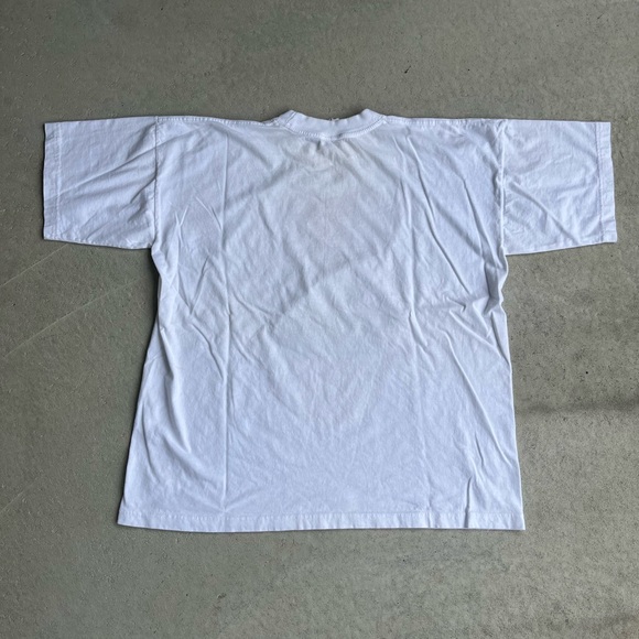 White Graphic Men's Short Sleeve Tee - Picture 5 of 5